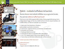 Tablet Screenshot of paletti-espressobar.nl
